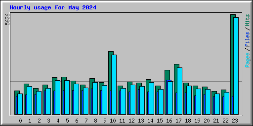 Hourly usage for May 2024